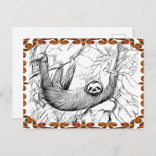 HANGSLANDSCHAFT | Paintable Postcards© Postkarte (Vorne/Hinten)