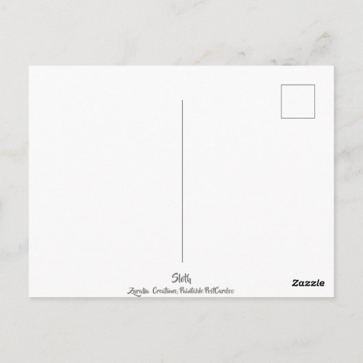 HANGSLANDSCHAFT | Paintable Postcards© Postkarte (Rückseite)