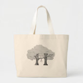 Hangtown Tote Bag | Hangman-Baum Jumbo Stoffbeutel (Vorne)