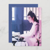 Hanguang Jun Lan Wangji Die ungezähmte Postkarte (Vorne/Hinten)