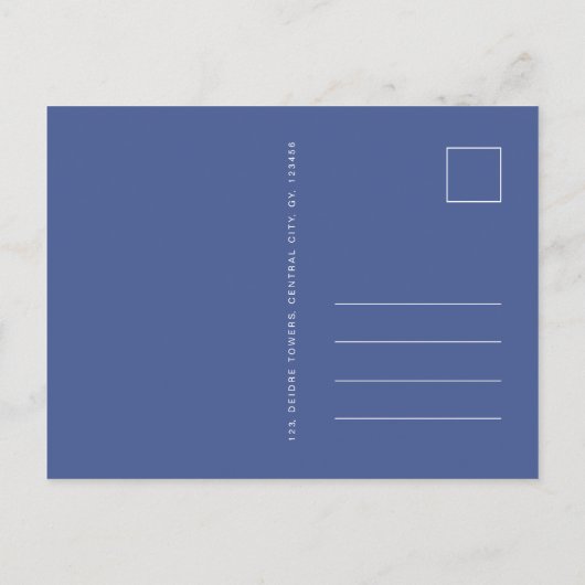 Hanguang Jun Lan Wangji Die ungezähmte Postkarte (Rückseite)