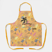 Hangul-Alphabet und koreanische Kalligrafie, die Schürze (Vorderseite)