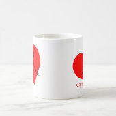Hangul Heart über Koreanisch Kaffeetasse (Mittel)
