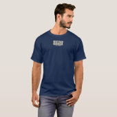 Hangul-Kirschblüten-Design T-Shirt (Vorne ganz)