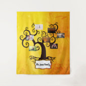 Hängung der Foto-Familienbaumwand Wandteppich (Vorderseite)