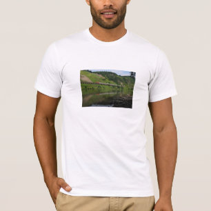 Hangviadukt Pünderich mit Personenzug T-Shirt