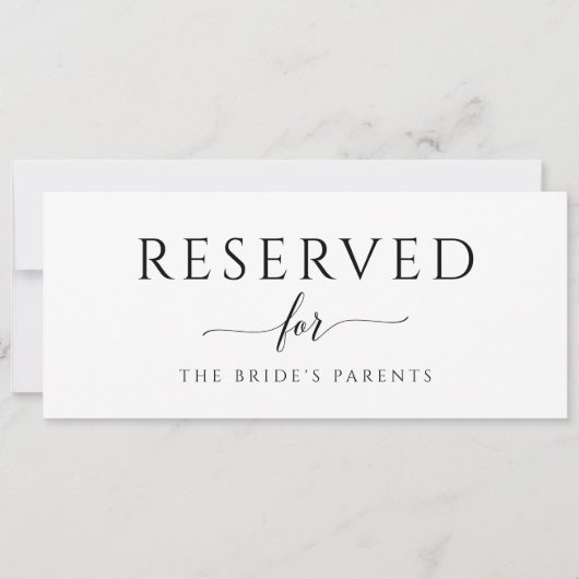 Hangvorbehaltenes Zeichen für romantische Kalligra Einladung (Vorderseite)