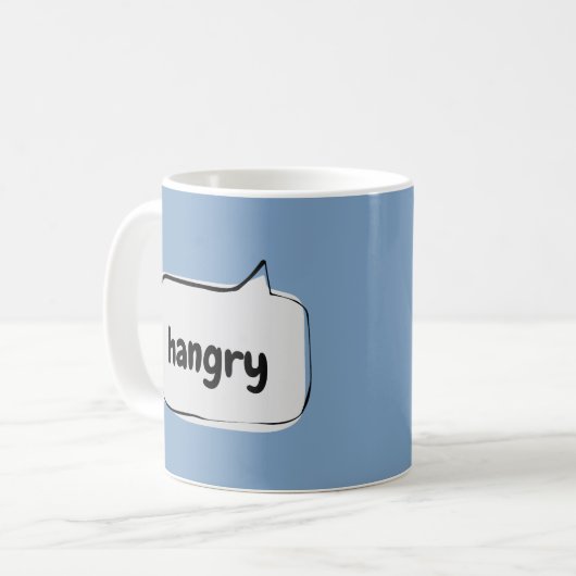 Hangy Speech Bubble Kaffeetasse (Vorderseite Links)
