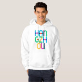 Hangzhou China Pop Art Letters Hoodie (Vorne ganz)