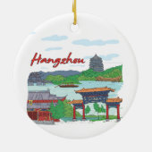 Hangzhou Keramikornament (Hinten)