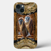 Hanivel Prey Owl Monogram Case-Mate iPhone Case (Rückseite)
