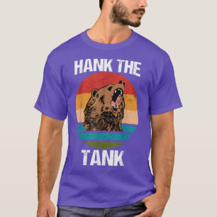 Hank das Tank-Shirt Retro Vintager Bär versperrt d T-Shirt