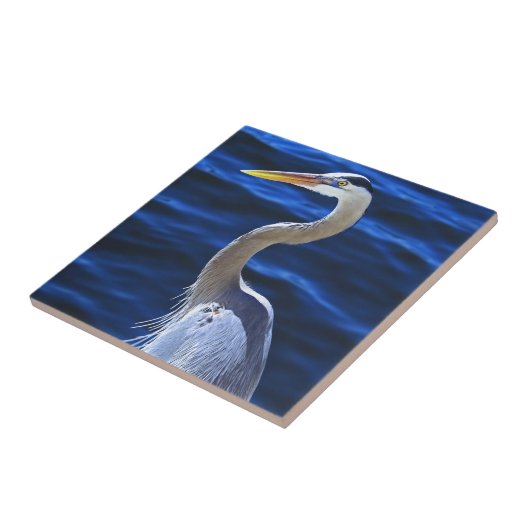 Hank der Reiher Fliese (Seite)