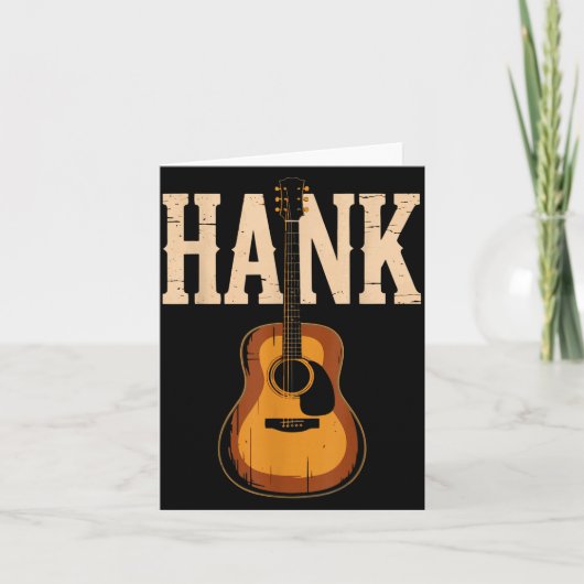 Hank Folk Style Line Dancing Western Country Music Karte (Vorderseite)