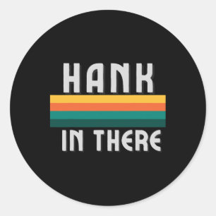 Hank in There Protest für die Abschaltung von Trum Runder Aufkleber