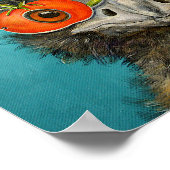 Hank the Emu poster (Ecke)