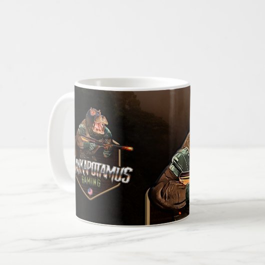 Hankapotamus Kaffeetasse (Vorderseite Links)