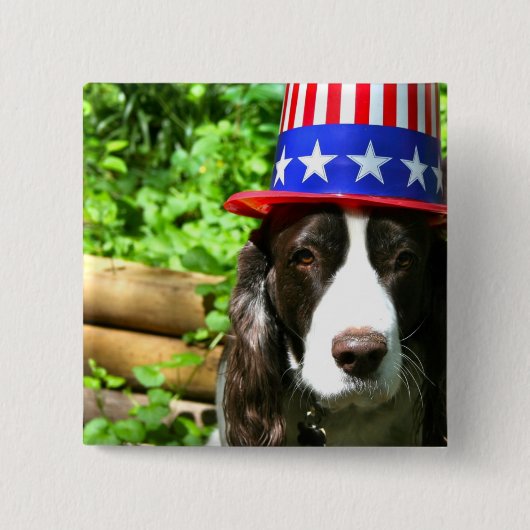 Hankie-Gekritzel-Dandy Button (Vorderseite)