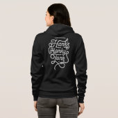 Hanks Honky Tonk (Frauen) Hoodie im Schwarzen (Schwarz voll)