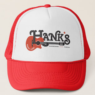 Hanks Honky Tonk Rot-Fernlastfahrer Truckerkappe