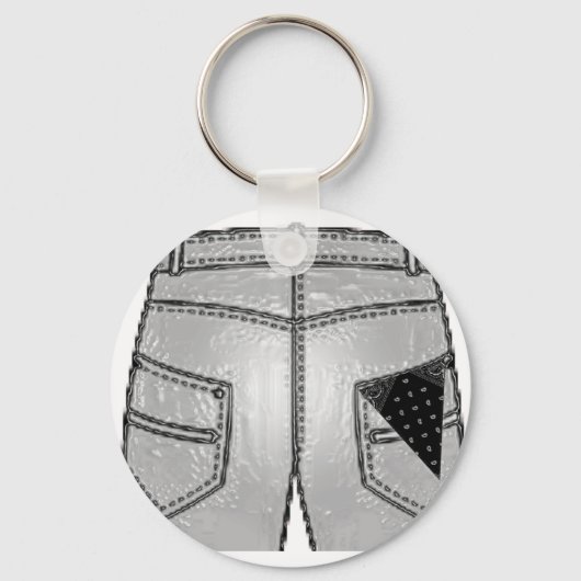 Hanky Code Black Right Schlüsselanhänger (Vorderseite)