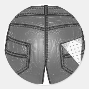 Hanky Code White Right Runder Aufkleber