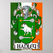 Hanley Coat of Arms Print Poster (Vorne)