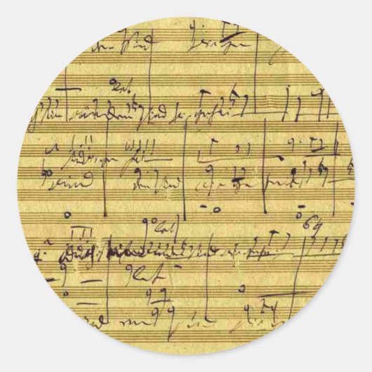 Hänls Messias Runder Aufkleber (Vorderseite)