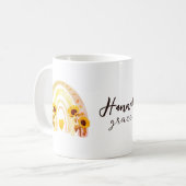 Hanna Hebrew Bedeutung Grace Rainbow Sunflower Boh Kaffeetasse (Vorderseite Links)