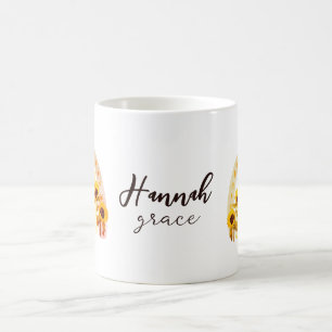 Hanna Hebrew Bedeutung Grace Rainbow Sunflower Boh Kaffeetasse