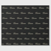 Hanna white gold Handwriting Geschenkpapier (Flach)