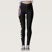 Hannah Add Your Name Blumen Petals Leggings (Vorderseite)
