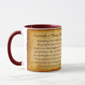 Hannah/Anna Hebrew-Tasse Tasse (Links)
