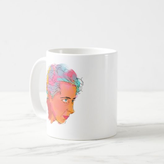Hannah Arendt Kaffeetasse (Vorderseite Links)