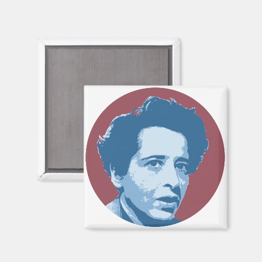 Hannah Arendt Magnet (Vorderseite/Rückseite)
