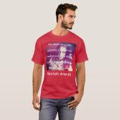 Hannah Arendt über Empathie T-Shirt (Vorne ganz)