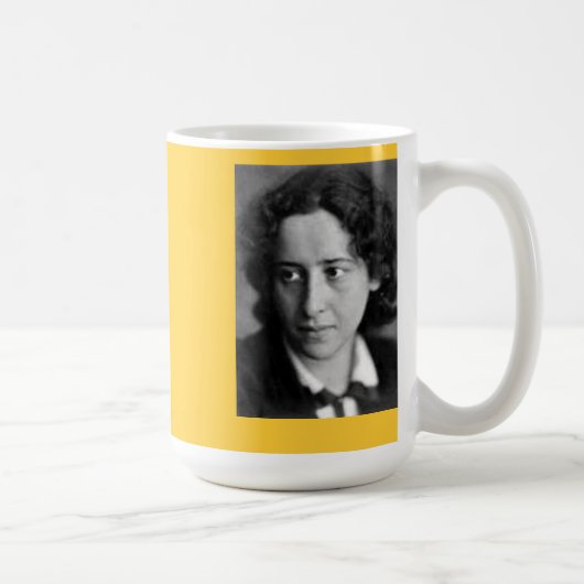 Hannah Arendt-Zitat Kaffeetasse (Rechts)