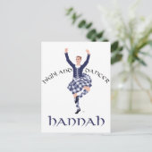 HANNAH Custom Design Postkarte (Stehend Vorderseite)