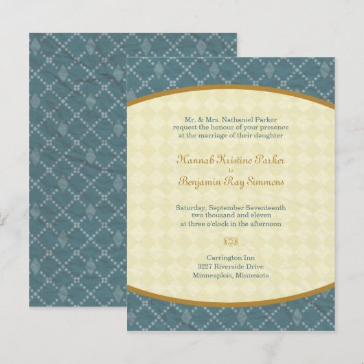 Hannah Einladung (Vorne/Hinten)