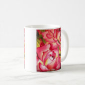 Hannah Gordon Rosa Blume Aquarellkunst Kaffeetasse (VorderseiteRechts)
