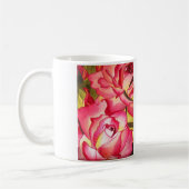 Hannah Gordon Rosa Blume Aquarellkunst Kaffeetasse (Links)