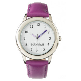 "HANNAH" Gravur Luxury Watch Armbanduhr