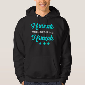 Hannah hat sich rückwärts geschrieben ist Hannah T Hoodie