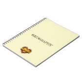 Hannah Heart Yellow Notizblock (Linke Seite)