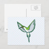 Hannah Hummingbird Postkarte (Vorne/Hinten)