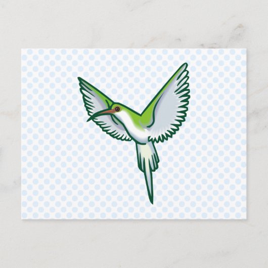 Hannah Hummingbird Postkarte (Vorderseite)