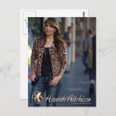 Hannah in Hollywood Postcard - Hannah Aitchison Postkarte (Vorne/Hinten)