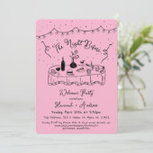 Hannah ist die Nacht vor der Begrüßungsnacht Einladung (Stehend Vorderseite)