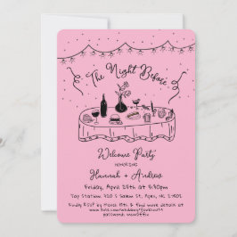 Hannah ist die Nacht vor der Begrüßungsnacht Einladung