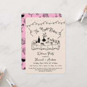 Hannah ist die Nacht vor der Begrüßungsnacht Einladung